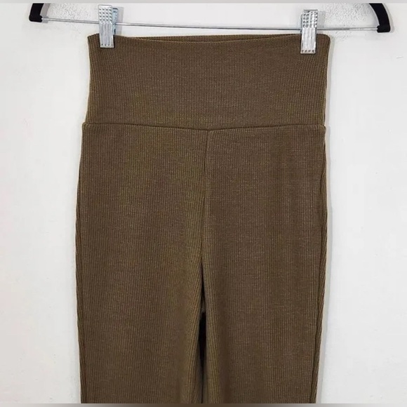 WeWoreWhat Brown Leggings High-Waisted Stretchy Fit - Picture 3 of 10